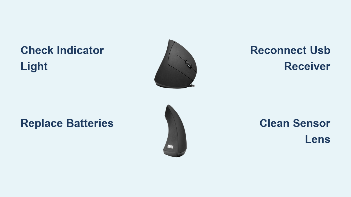 Fix Anker Ergonomic Mouse Not Working Issue