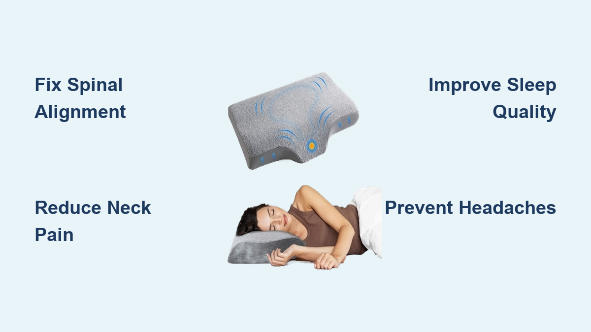 Ergonomic Pillow Benefits for Better Sleep